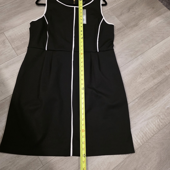 Apt. 9 Small Black & White Formal Symmetrical Sleeveless Midi Dress - Picture 7 of 7